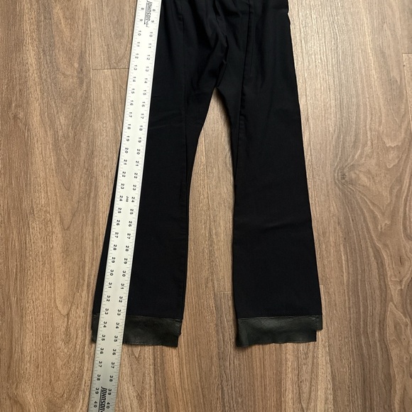 Elaine Kim black nylon Lyra pant leather bottom - Picture 5 of 7